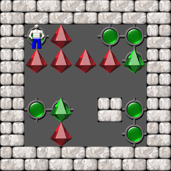 Sokoban More Bugs collections level 75